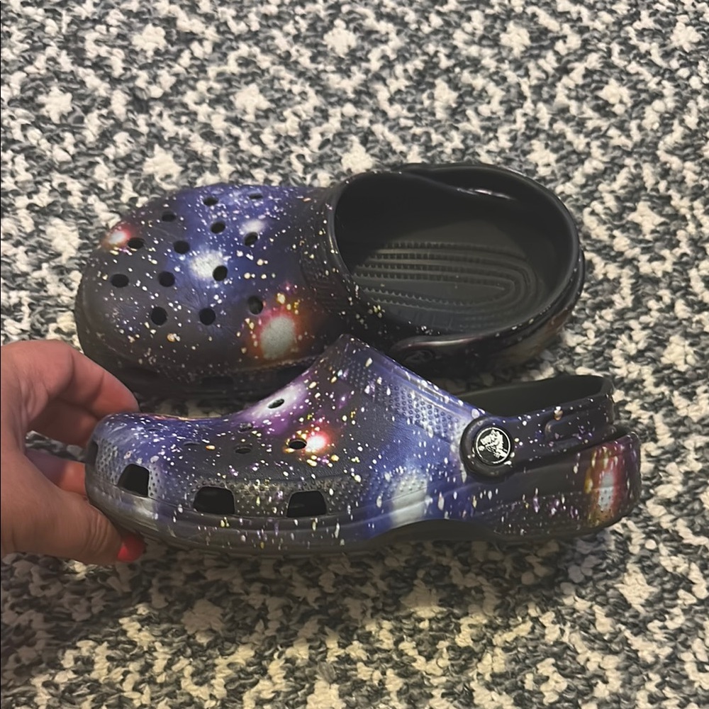Kids Galaxy Print crocs